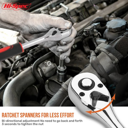 46/74/216pc Socket Wrench Set, Ratchet Wrench Tool Sets, Mechanical and Automotive Repair Combination Socket Ratchet Wrench Set