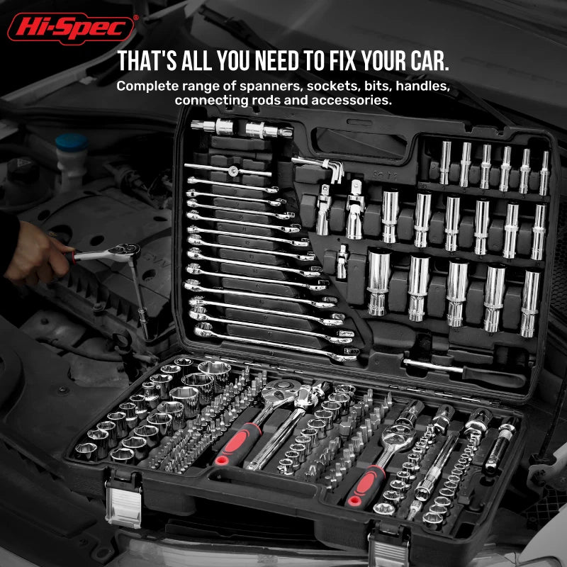 46/74/216pc Socket Wrench Set, Ratchet Wrench Tool Sets, Mechanical and Automotive Repair Combination Socket Ratchet Wrench Set