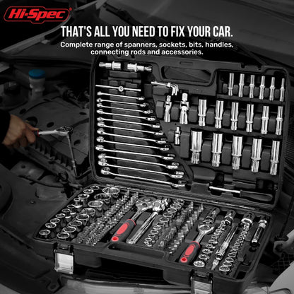46/74/216pc Socket Wrench Set, Ratchet Wrench Tool Sets, Mechanical and Automotive Repair Combination Socket Ratchet Wrench Set